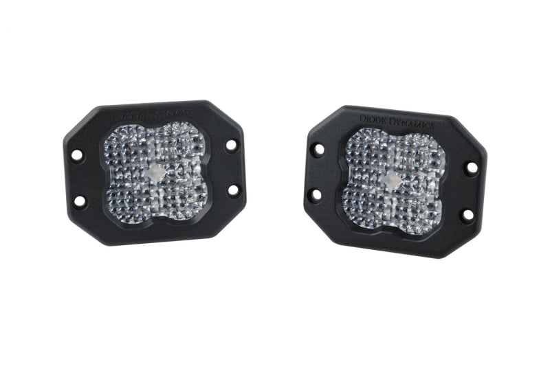 Diode Dynamics SS3 LED Pod Sport - White Flood Flush (Pair)