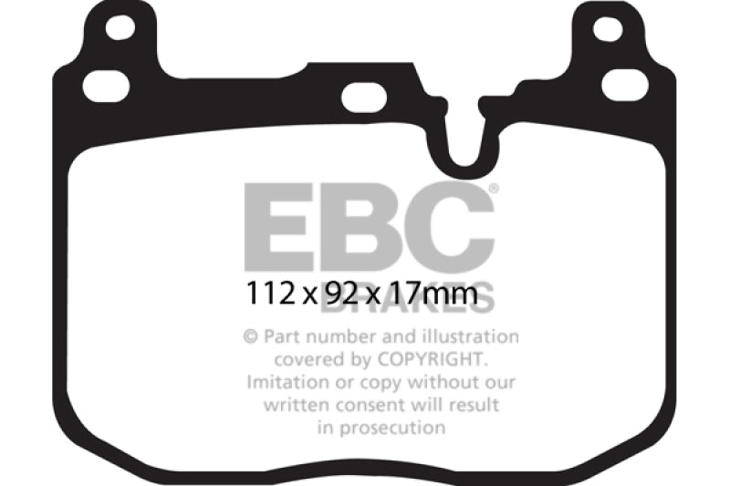 EBC 2017+ BMW M240 Coupe Bluestuff Front Brake Pads DP52130NDX