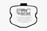 EBC 10-13 Chevrolet Corvette (C6) 6.2 Grand Sport Redstuff Front Brake Pads DP31771/3C