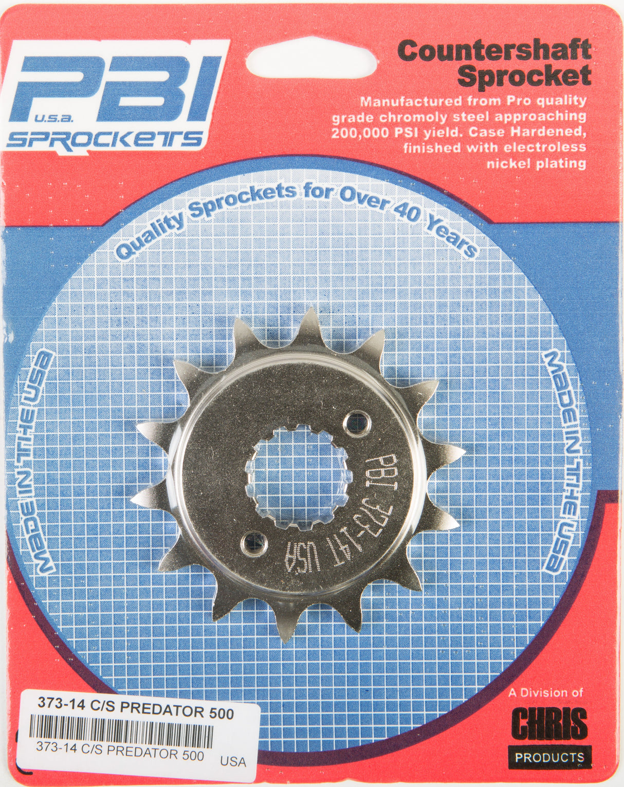 PBIFront Cs Sprocket Steel 14t-520 Pol373-14