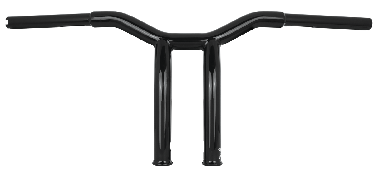 BURLY BRAND Dominator Raked Bar 10" 1.25" Gloss Black B12-6051B