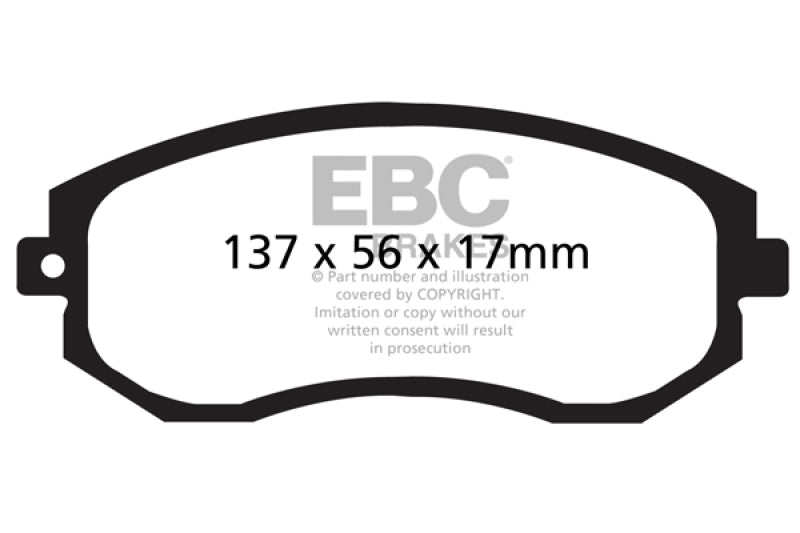 EBC 12+ Scion FR-S 2 Greenstuff Front Brake Pads DP21884