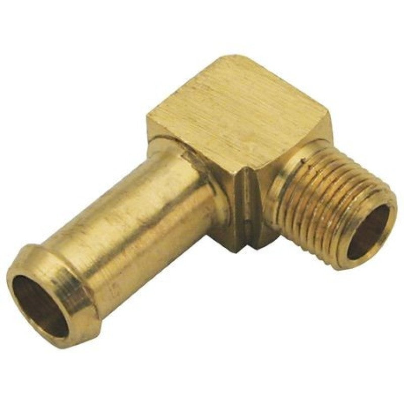 S&S Cycle 1/8-27 NPT x .375in 90 Degree Pipe Fitting 50-8110