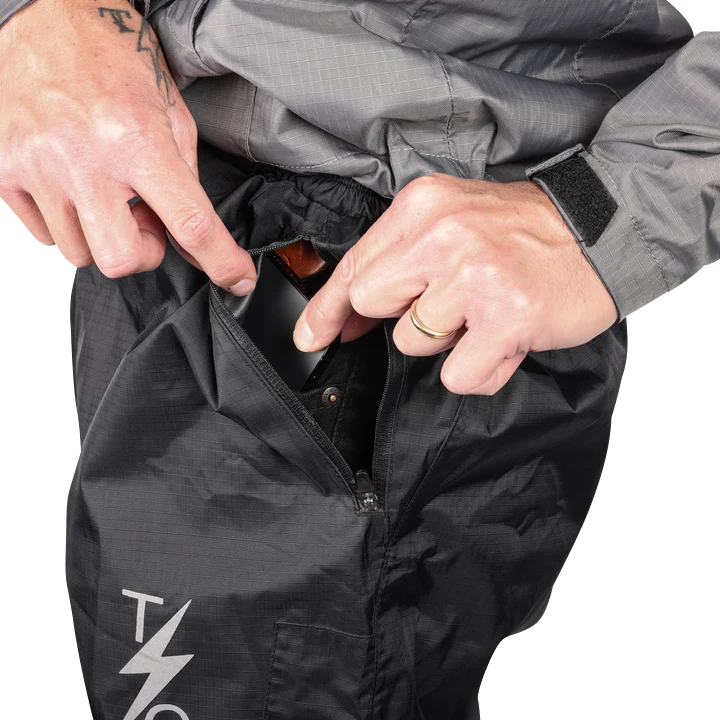 THRASHIN SUPPLY CO. Mission Rain Pants - Black - S/M TMJ-08-08