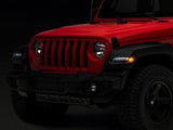 Raxiom 18-23 Jeep Wrangler JL Sport Axial Series SEQL LED Parking/Turn Signal Lights- Smoked J155019-JL