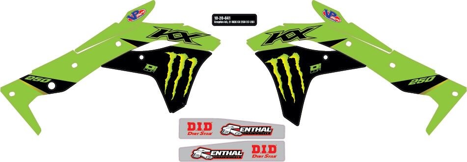 D-COR Graphic Kit 21 Monster Kaw 10-20-0641