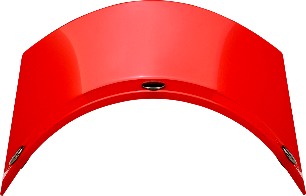 BILTWELL Moto 3-Snap Visor - Red 2002-563