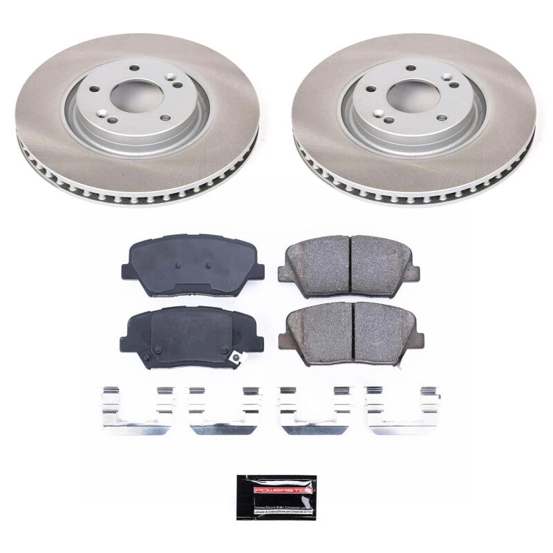 Power Stop 12-17 Hyundai Azera Front Semi-Coated Rotor Kit