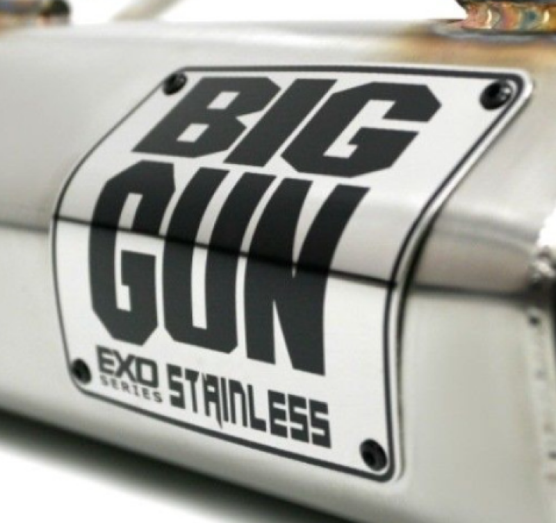 Big Gun EXO Stainless Muffler Badge Kit 41-EXSB