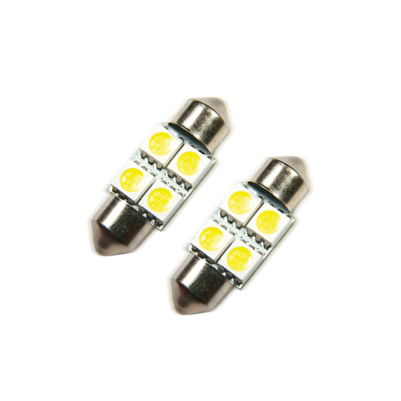 Oracle 33MM 4 LED 3-Chip Festoon Bulbs (Pair) - Cool White SEE WARRANTY