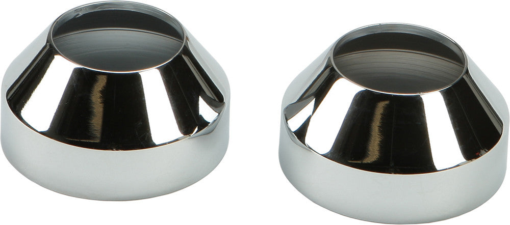 HARDDRIVE Fork Boot Caps Chrome Fx Xl W/35mm 23-0311