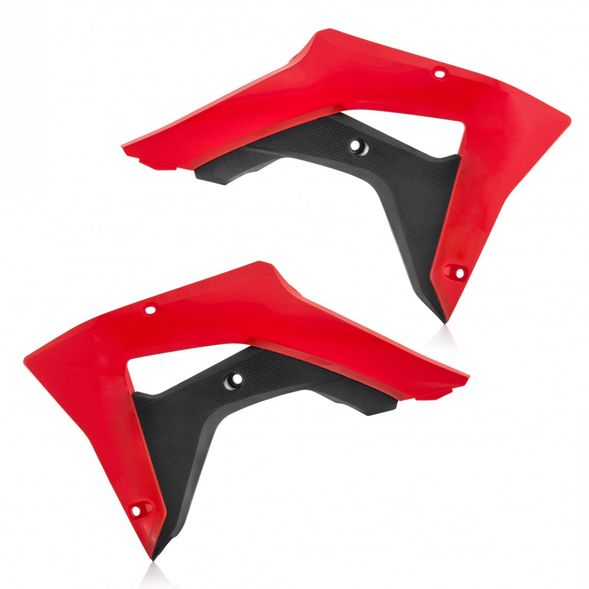 ACERBIS Radiator Shrouds Red/Black 2645451018