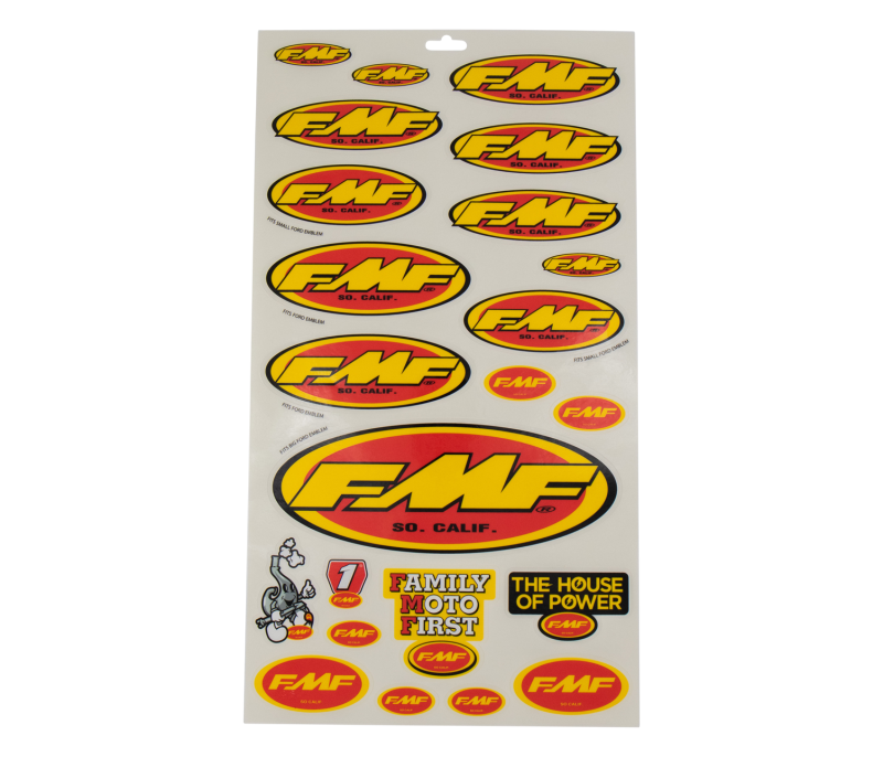 FMF Racing Assorted Sticker Sheet