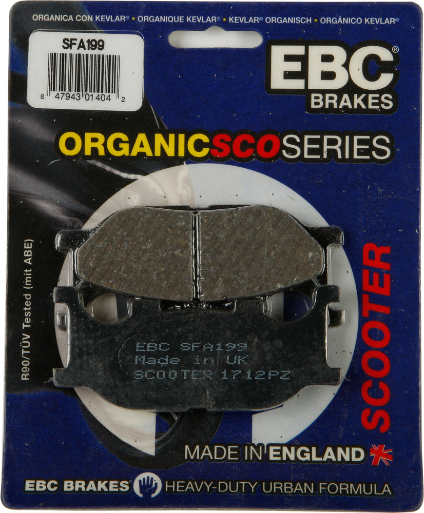 EBC Brake Pads Sfa199 Organic SFA199