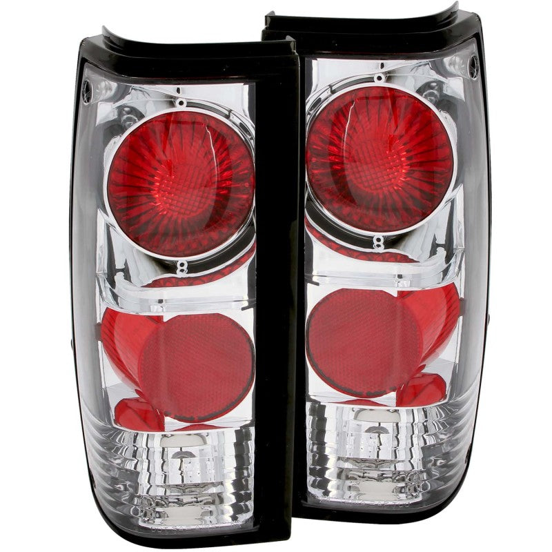 ANZO 1982-1994 Chevrolet S-10 Taillights Chrome 211029