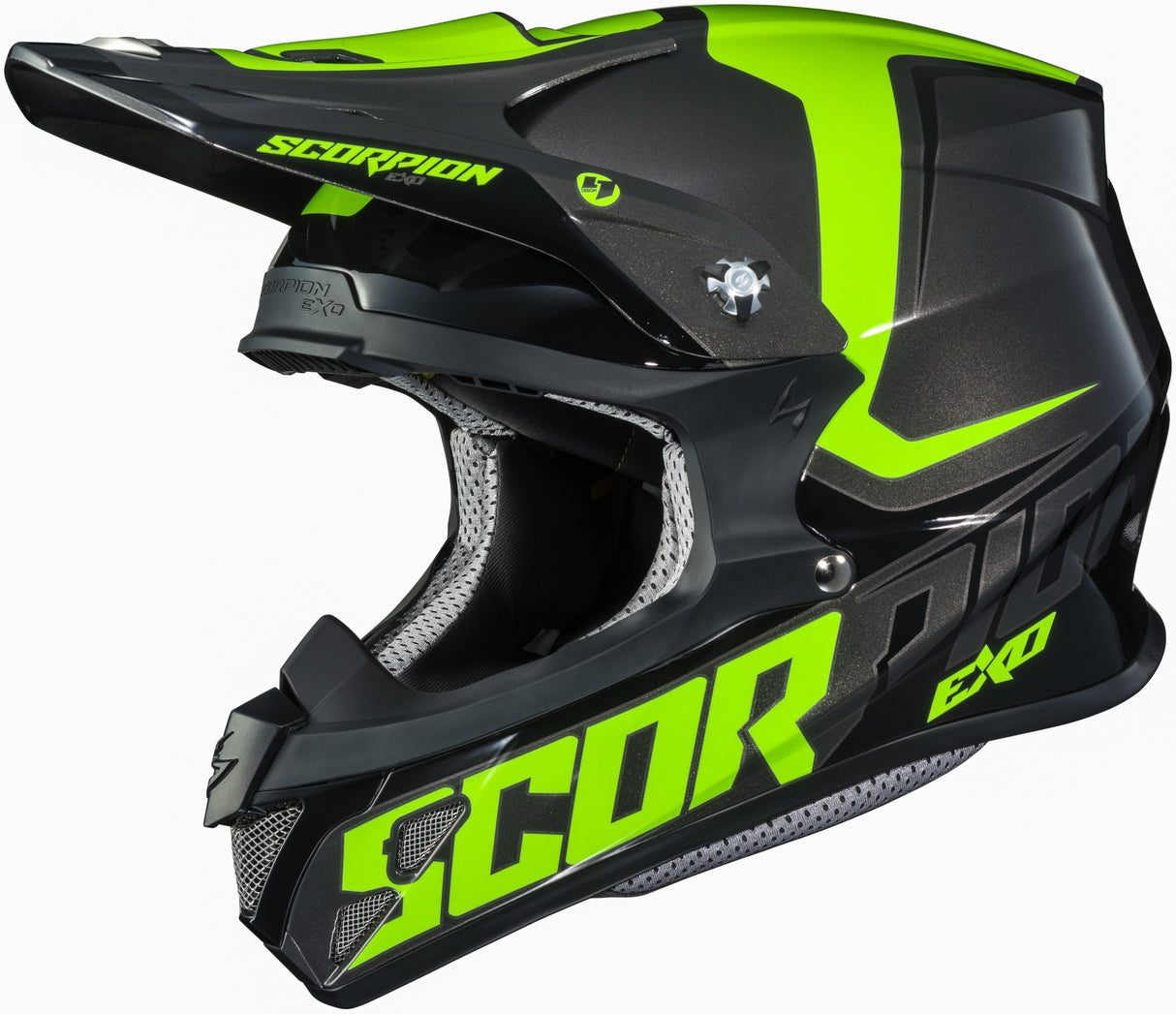 SCORPION EXO Vx-R70 Off-Road Helmet Ozark Hi-Vis/Dark Grey 2x 70-6847