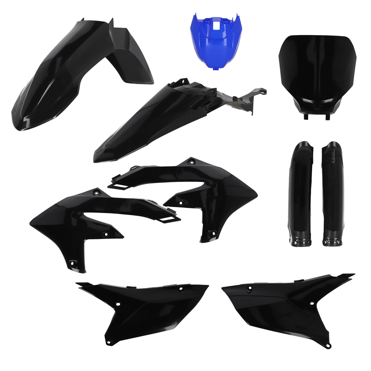 ACERBIS Full Plastic Kit Monster Black/Blue Yam 2979591004