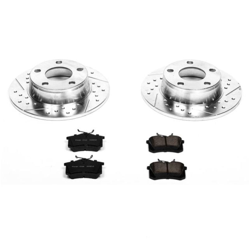 Power Stop 99-04 Audi A6 Quattro Rear Z23 Evolution Sport Brake Kit