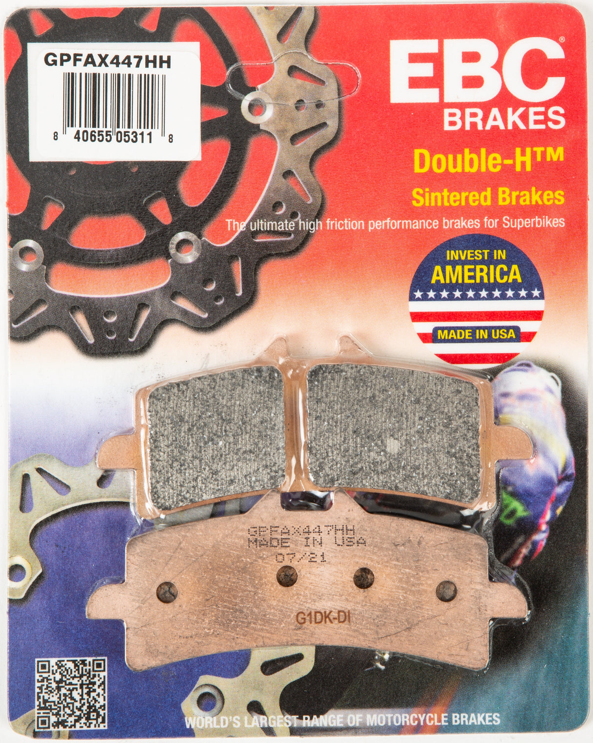 EBC Gpfax Brake Pads Race Only GPFAX447HH