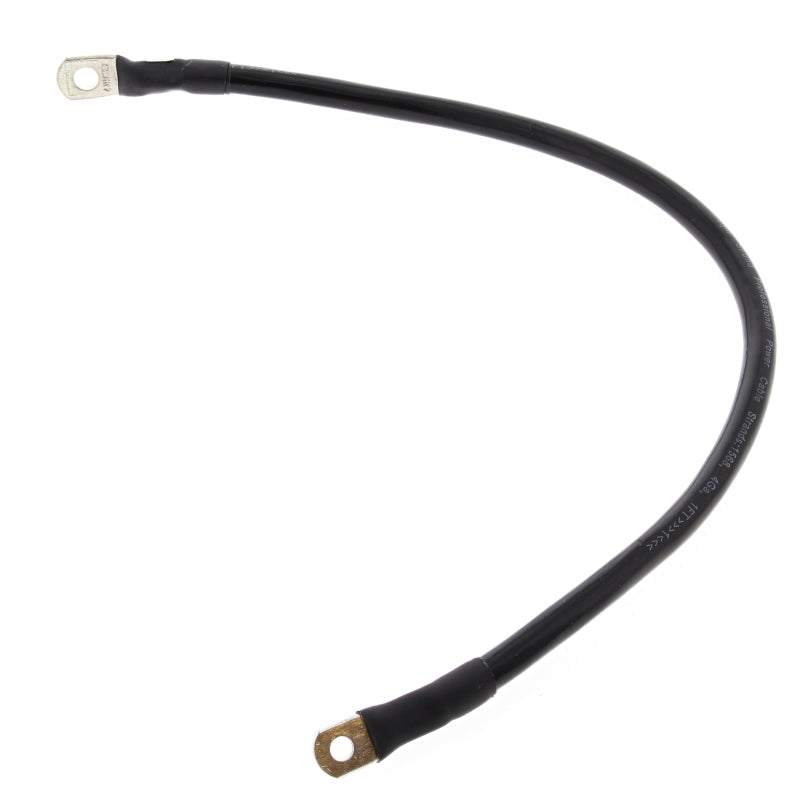 All Balls Racing Battery Cable 19in - Black 78-119-1