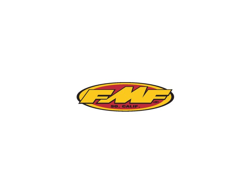 FMF Racing 5In Jersey Sticker (Yel/Red) (Individual) 010597