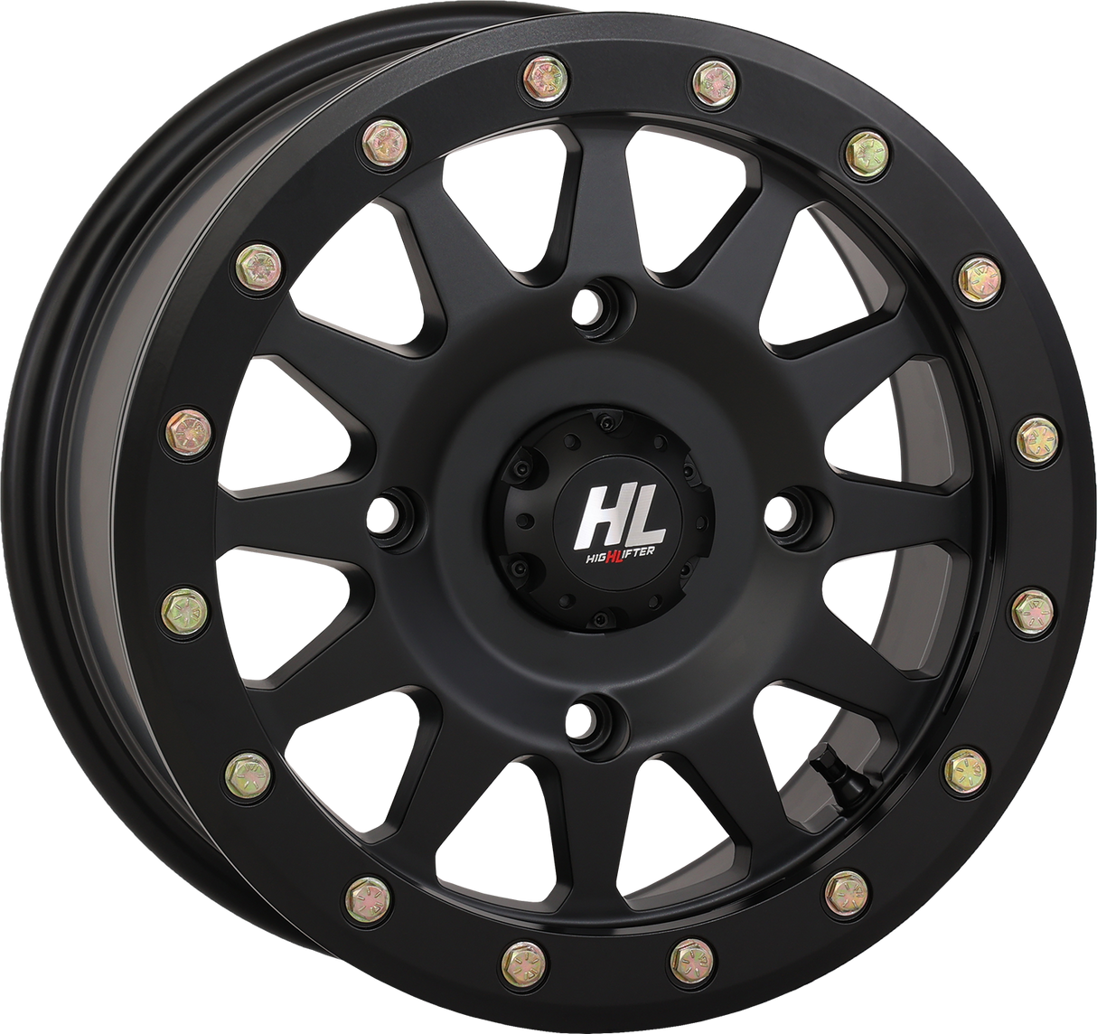 HIGH LIFTER Wheel - HLA1 Beadlock - Front/Rear - Matte Black - 14x7 - 4/137 - 5+2 (+40 mm) 14HLA1-1437