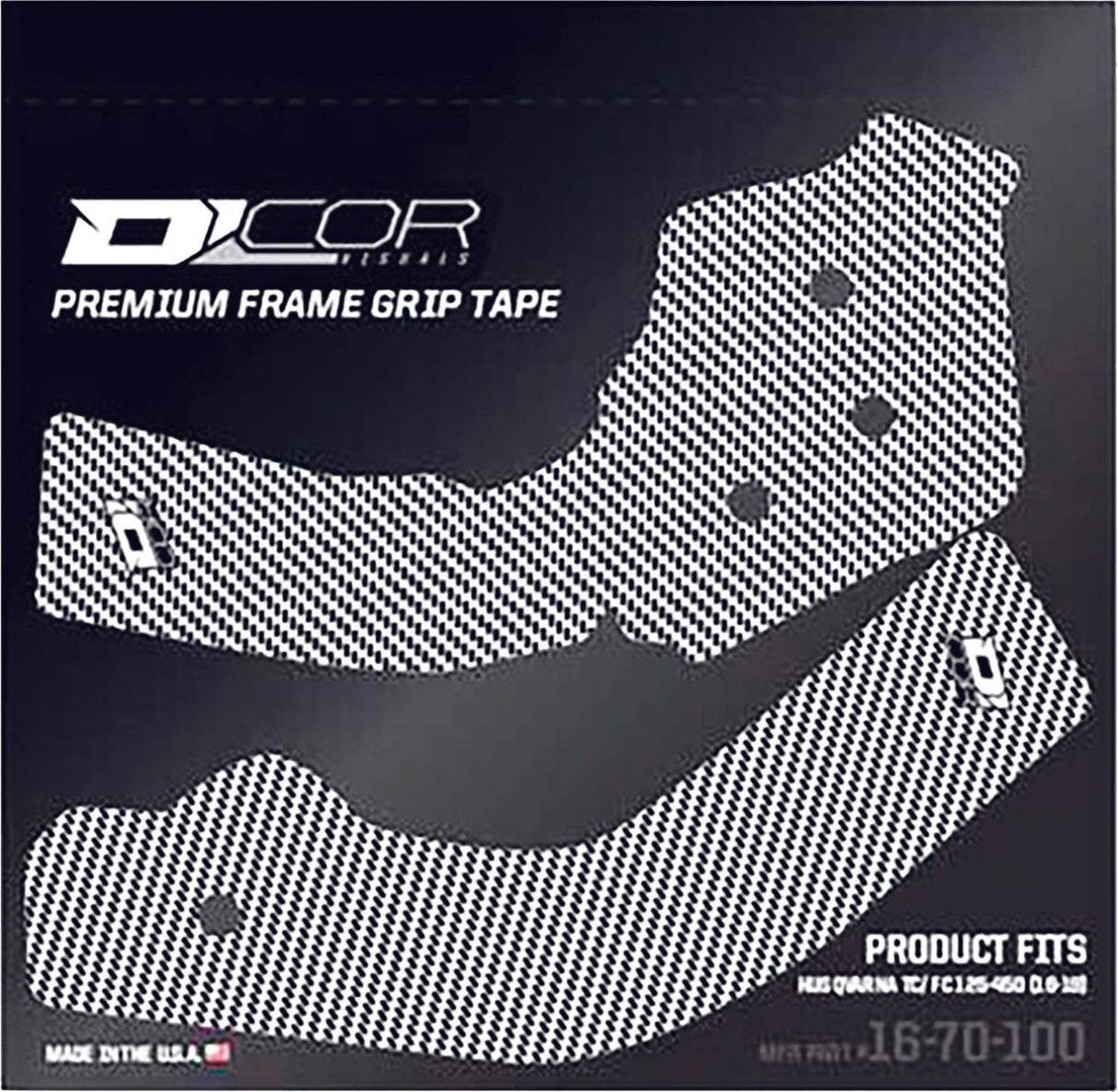 D-COR Frame Grip Guard Decal White 16-70-100