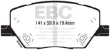 EBC 2015+ Fiat 500X 1.4L Turbo Greenstuff Front Brake Pads DP62239