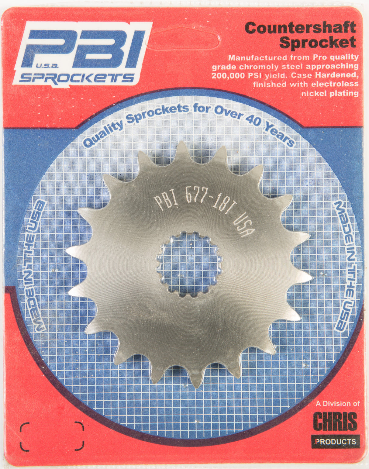 PBIFront Cs Sprocket Steel 18t-530 Suz677-18