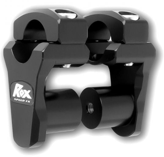 ROX Handlebar Pivoting Riser 1-3/4"X1-1/8"X1-1/8" Black 3R-P2PPLK