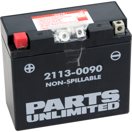 Parts Unlimited Agm Battery - Yt12b4/Yt12b-Bs Ct12b4