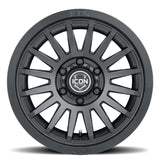 ICON Recon SLX 17x8.5 5x4.5 0mm Offset 4.75in BS 71.5mm Bore Satin Black Wheel 3617856547SB