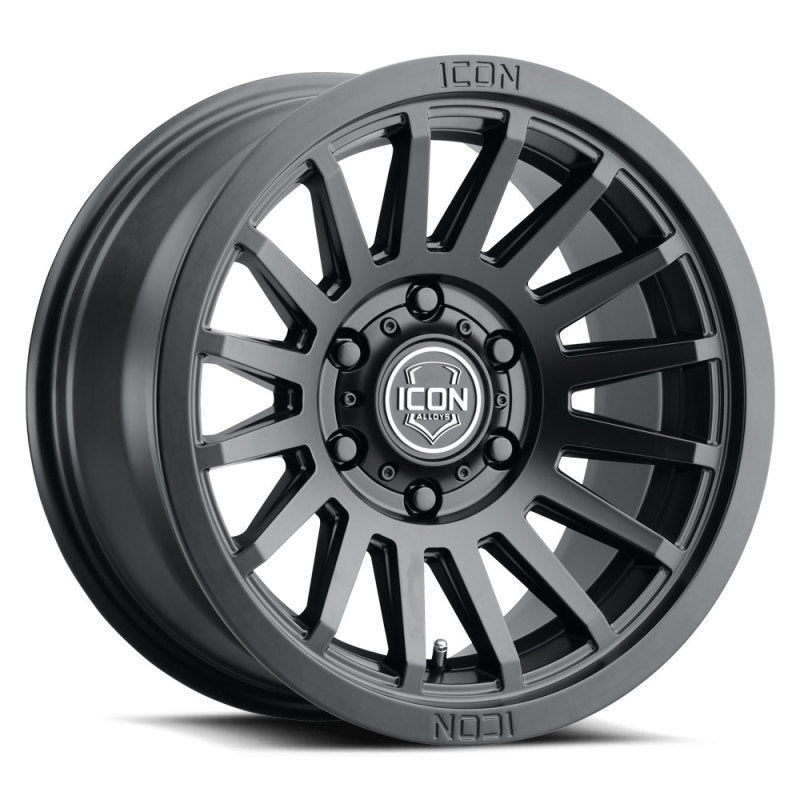 ICON Recon SLX 17x8.5 5x5.5 BP 0mm Offset 4.75in BS 77.9mm Bore Satin Black Wheel 3617858547SB