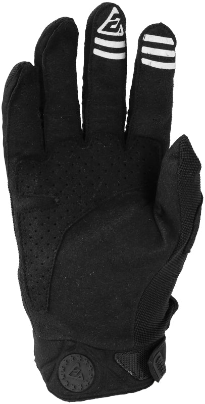 Answer 25 Peak Gloves Black/White Youth - Small 442867