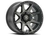 ICON Rebound Pro 17x8.5 6x5.5 0mm Offset 4.75in BS 106.1mm Bore Titanium Wheel 21817858347TT