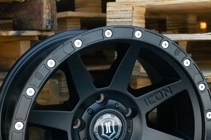 ICON 17in Compression/Alpha/Rebound Wheel Rock Ring Kit (20 Bolt) 192050