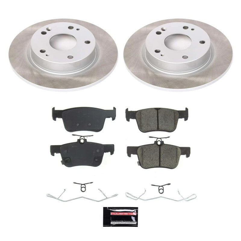 Power Stop 19-22 Honda Insight Rear Semi-Coated Rotor Kit