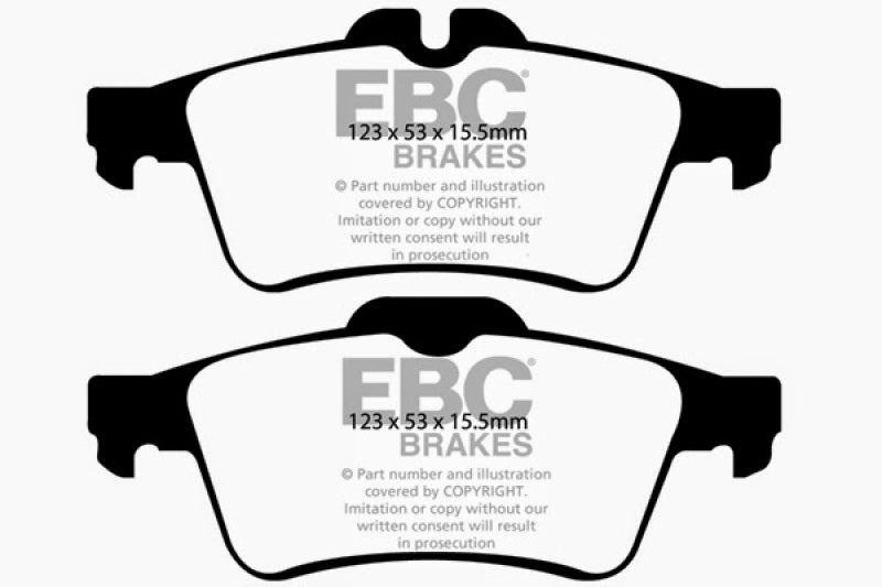 EBC 08-10 Chevrolet Cobalt 2.0 Turbo (SS) Greenstuff Rear Brake Pads DP21749