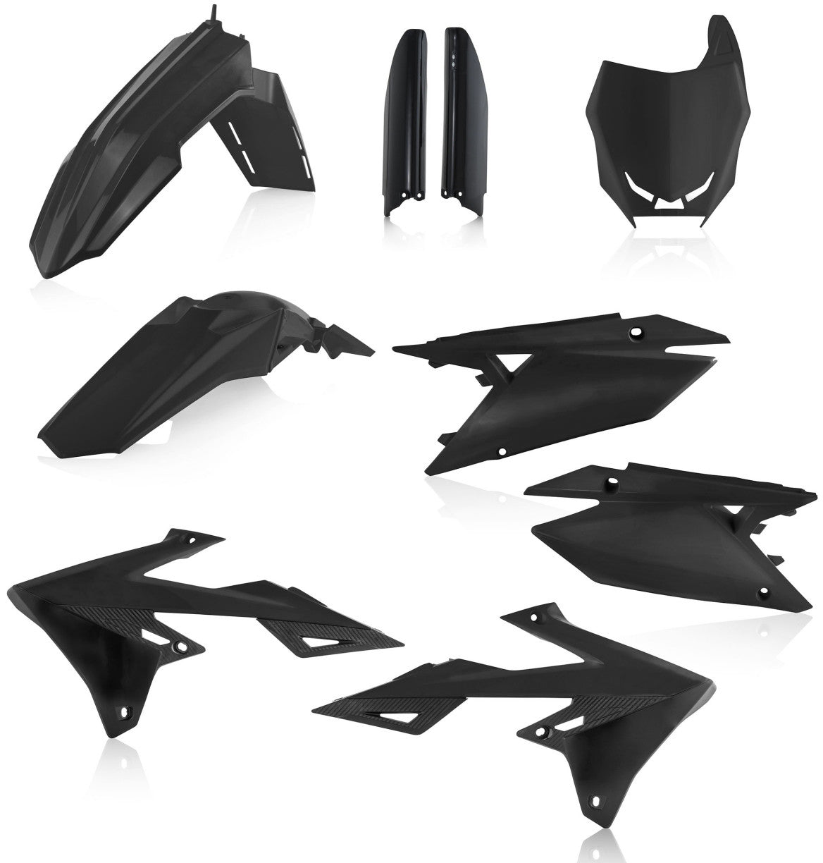 ACERBIS Full Plastic Kit Black 2686550001