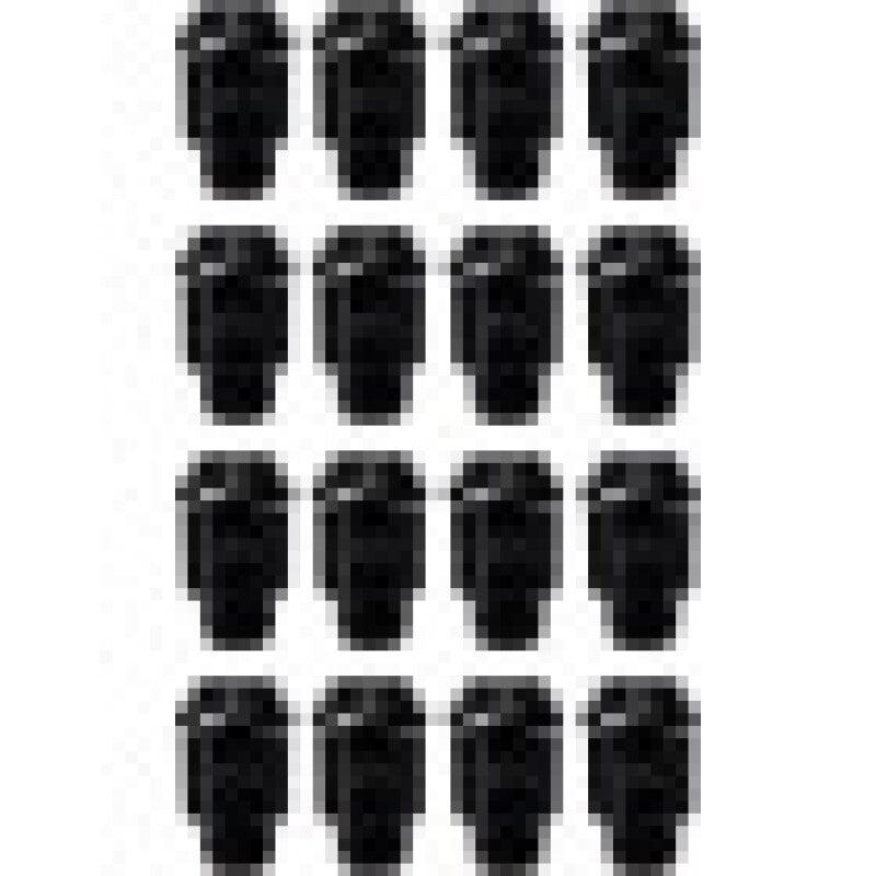 ITP Lug Nuts (Box of 16) - 12x1.5 60 Deg Taper - Black BLUG18BX