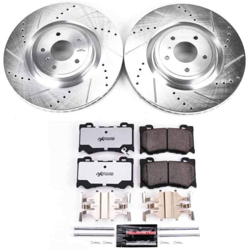 Power Stop 09-13 Infiniti FX50 Front Z26 Street Warrior Brake Kit