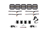 Diode Dynamics SS5 Pro Universal CrossLink 5-Pod Lightbar - White Combo