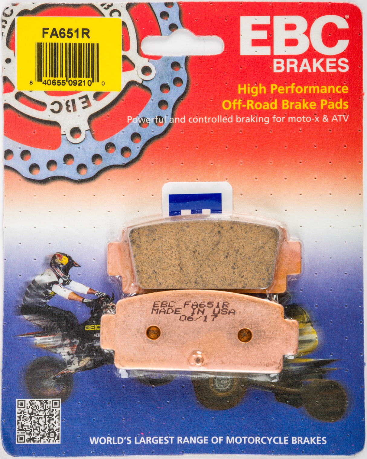 EBC Brake Pads Fa651r Sintered R Series FA651R