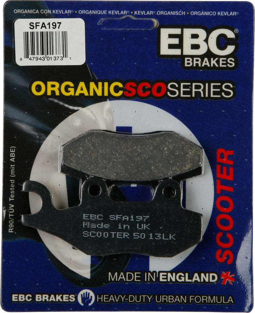 EBC Brake Pads Sfa197 Organic SFA197