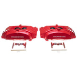 Power Stop 16-17 Lexus GS200t Front Red Calipers w/o Brackets - Pair