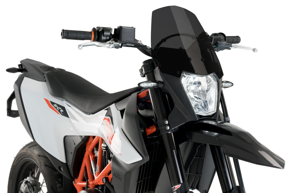 PUIG Windscreen Naked New Gen Sport Dark Smoke Ktm 3586F