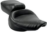 MUSTANG Vintage Style Seat - Wide - Smooth - Black - Dyna 75680