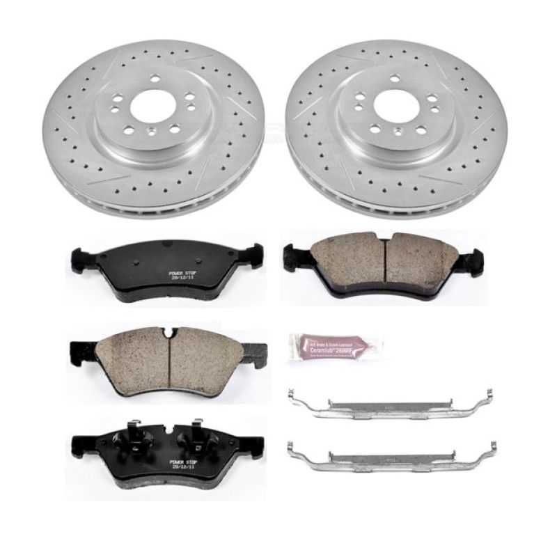 Power Stop 10-11 Mercedes-Benz ML450 Front Z23 Evolution Sport Brake Kit