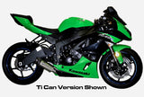 Graves motorsports carbon slip-on exhaust ZX6R 2013-2018 636 2009 -2018 ZX6R  EXK-13ZX6-CETC