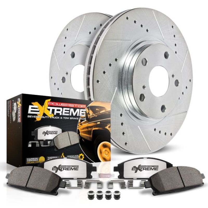 Power Stop 04-08 Chevrolet Colorado Front Z36 Truck & Tow Brake Kit